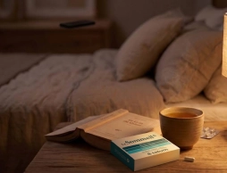 Une boite le Sommeil Totum dans une chambre